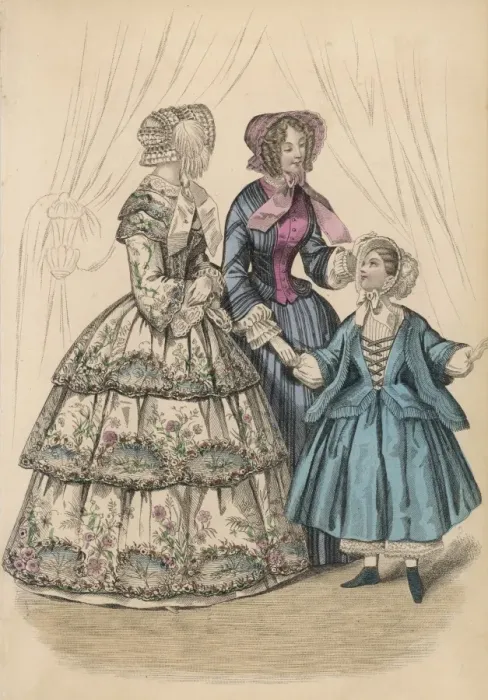 Framed Print : Costume Women 1852 Framed Print : Costume Women 1852