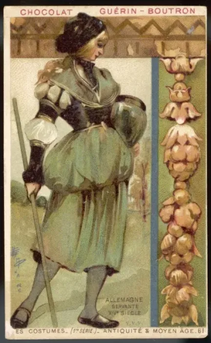 Framed Print : Costume / Women / German Ser Framed Print : Costume / Women / German Ser