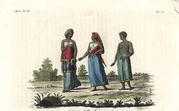 Costume of the women of the Kingdom of Kongo (Congo)