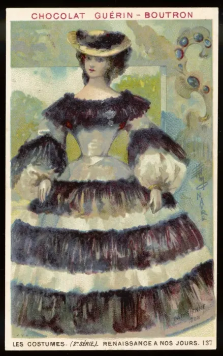 Framed Print : Costume / Women / Paris 1863 Framed Print : Costume / Women / Paris 1863