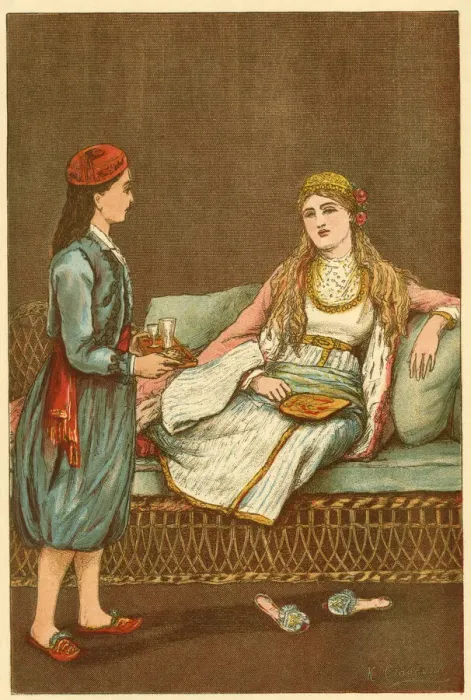 Framed Print : Costumes of Europe - Greece Framed Print : Costumes of Europe - Greece