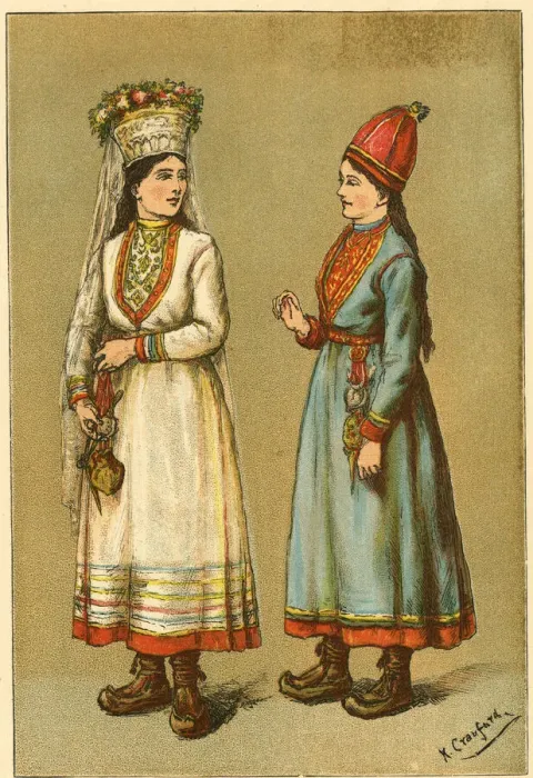 Framed Print : Costumes of Europe - Lapland Framed Print : Costumes of Europe - Lapland