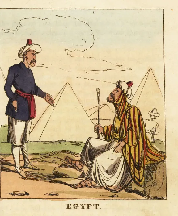 Framed Print : Costumes of the Eyalet of Egypt, 19th century Framed Print : Costumes of the Eyalet of Egypt, 19th century