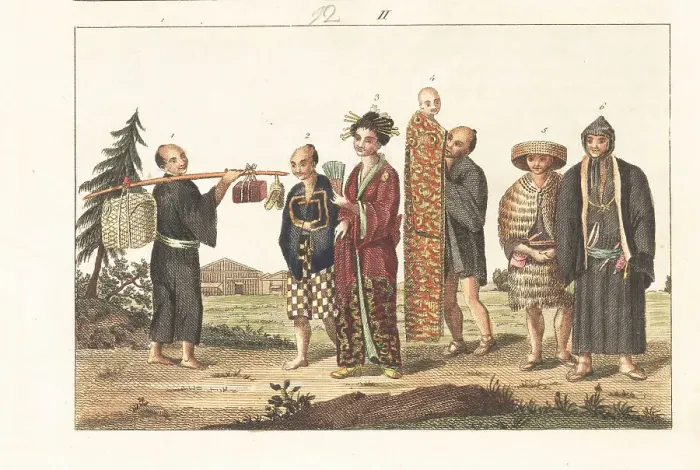 Framed Print : Costumes of Japan, 1800s Framed Print : Costumes of Japan, 1800s