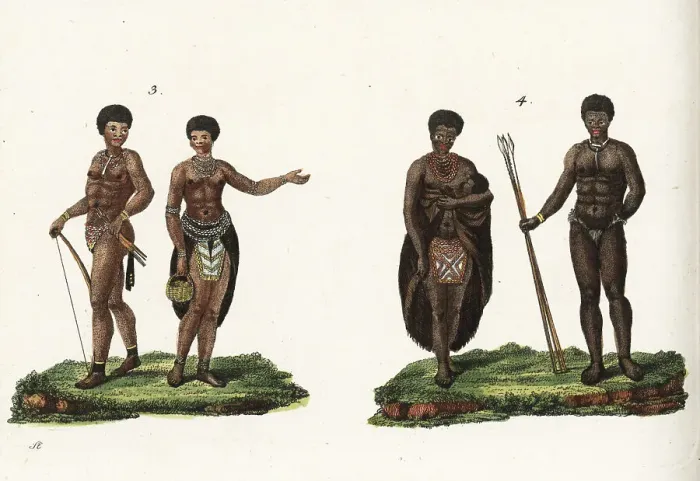 Framed Print : Costumes of the people of Africa, 18th century Framed Print : Costumes of the people of Africa, 18th century
