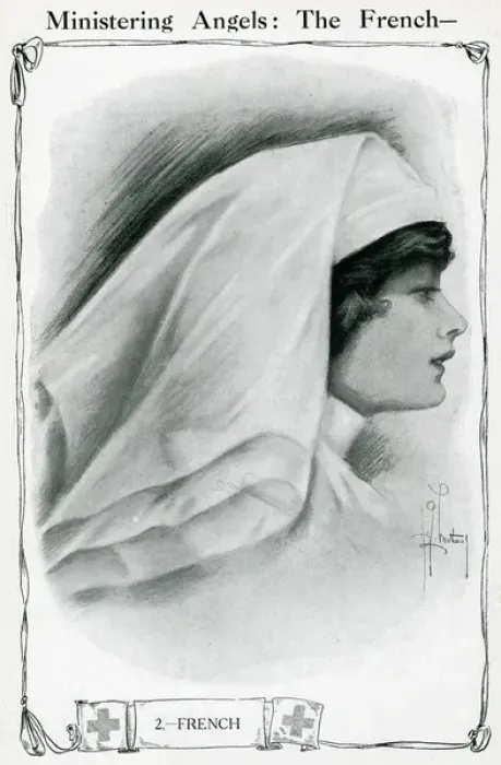 Framed Print : Costumes of the Red Cross: an French nurse, 1915 Framed Print : Costumes of the Red Cross: an French nurse, 1915