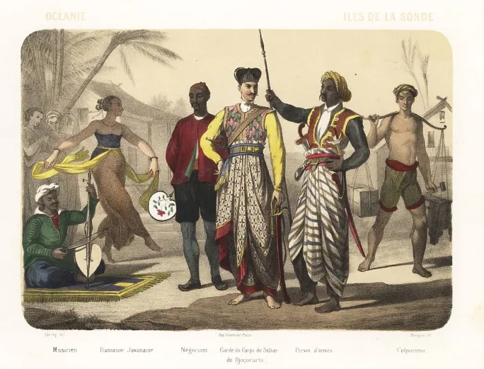 Framed Print : Costumes of the Sunda Islands, 1858 Framed Print : Costumes of the Sunda Islands, 1858