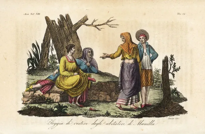 Framed Print : Costumes of the Tagalog women of Manila, the Philippines Framed Print : Costumes of the Tagalog women of Manila, the Philippines