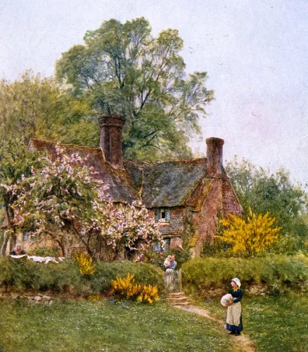 Framed Print : Cottage at Chiddingfold Framed Print : Cottage at Chiddingfold