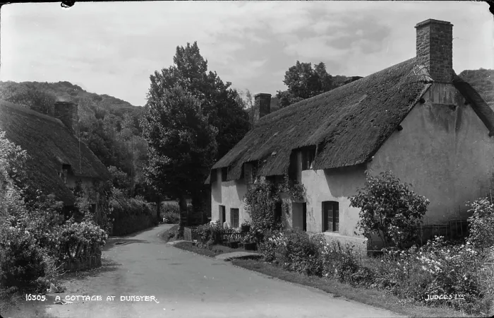 Framed Print : A Cottage at Dunster Framed Print : A Cottage at Dunster