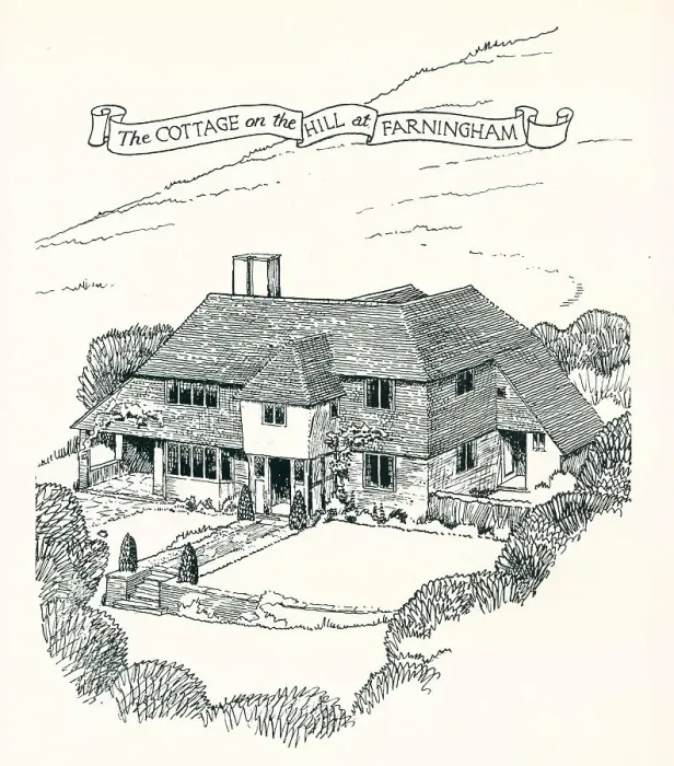 Framed Print : Cottage On The Hill, Farningham Framed Print : Cottage On The Hill, Farningham