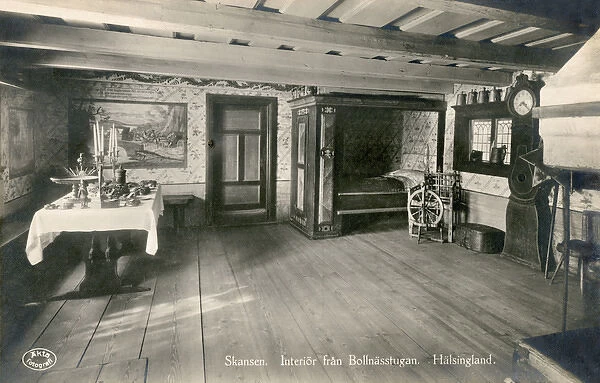 Cottage interior, Skansen open air museum, Sweden