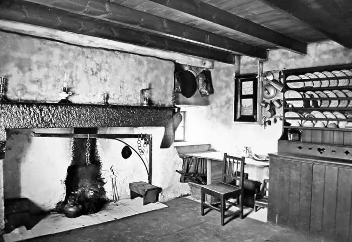 Framed Print : A cottage kitchen in the Highlands of Scotland Framed Print : A cottage kitchen in the Highlands of Scotland