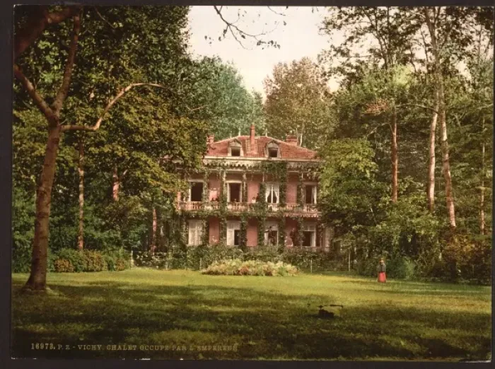 Framed Print : Cottage occupied by l Empereur, Vichy, France Framed Print : Cottage occupied by l Empereur, Vichy, France
