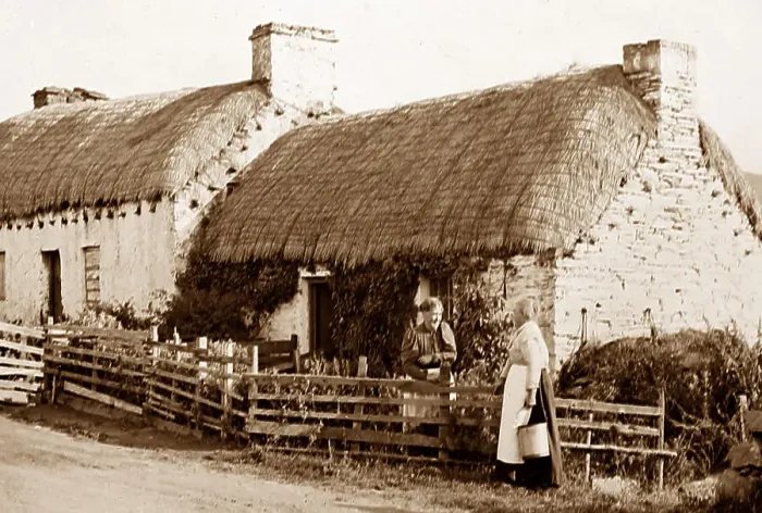 Framed Print : Cottage on Peel Head Isle of Man Framed Print : Cottage on Peel Head Isle of Man