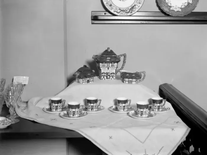 Framed Print : Cottage Tea Service Framed Print : Cottage Tea Service