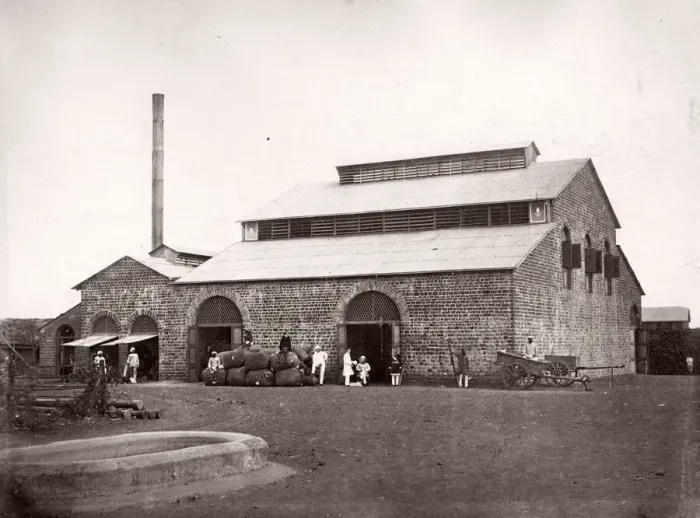 Framed Print : Cotton factory, Khamgaon, India Framed Print : Cotton factory, Khamgaon, India