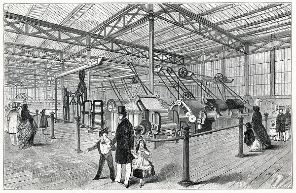 Cotton machines at the Great Exhibition 1851