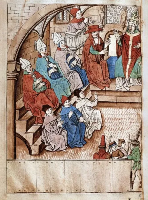 Framed Print : Council of Constance (1414-1418), called in order to end Framed Print : Council of Constance (1414-1418), called in order to end