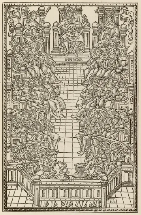 Framed Print : Council of Maximilian Framed Print : Council of Maximilian