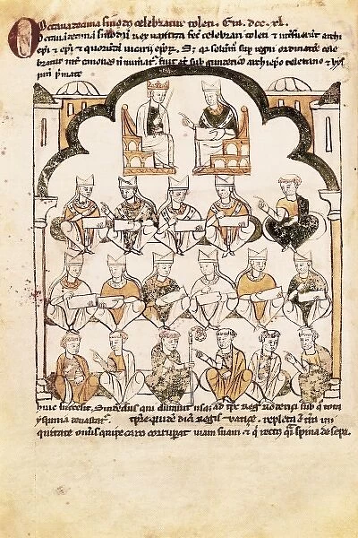 Council of Toledo (6th-7th c. ). Illustration