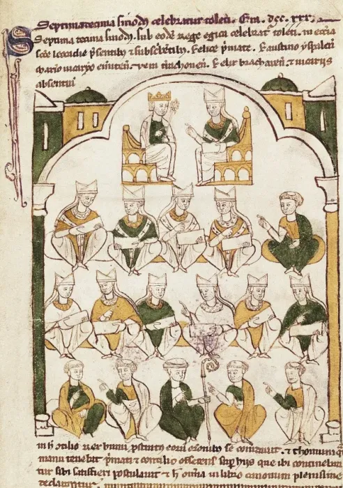 Framed Print : Council of Toledo (6th-7th c. ). Picture from Framed Print : Council of Toledo (6th-7th c. ). Picture from