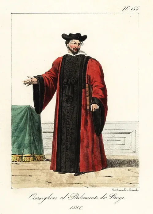 Framed Print : Counsellor to the Parlement of Paris, 1586 Framed Print : Counsellor to the Parlement of Paris, 1586