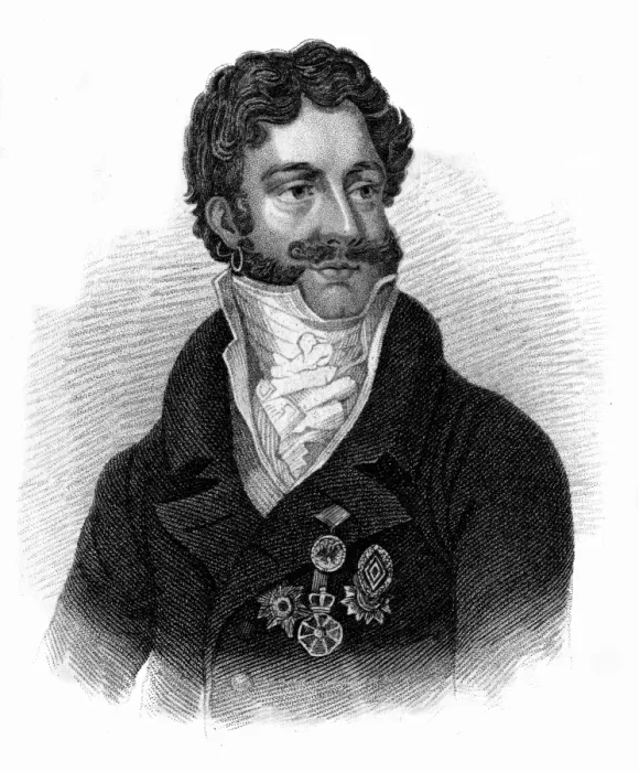 Framed Print : Count Bergami - 2 Framed Print : Count Bergami - 2