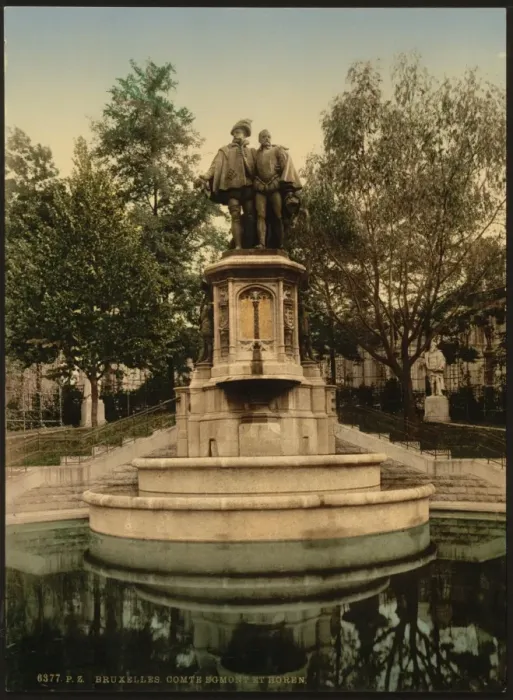 Framed Print : Count Egmont and Horen (i. e, Hoorn), Monument, Brussels, Bel Framed Print : Count Egmont and Horen (i. e, Hoorn), Monument, Brussels, Bel