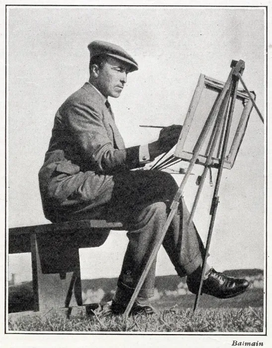 Framed Print : Count Michael Torby, son of Grand Duke Michael, pictured at an easel painting while at North Berwick. Date: 1932 Framed Print : Count Michael Torby, son of Grand Duke Michael, pictured at an easel painting while at North Berwick. Date: 1932
