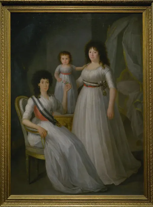 Framed Print : The Countess-Duchess of Benavente (?), accompanied