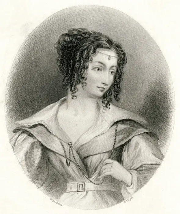 Framed Print : Countess Guiccioli / Brock Framed Print : Countess Guiccioli / Brock