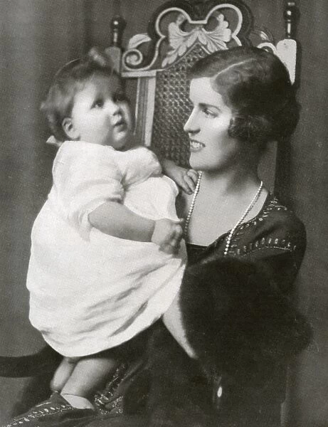 The Countess Spencer with her son, Lord Althorp