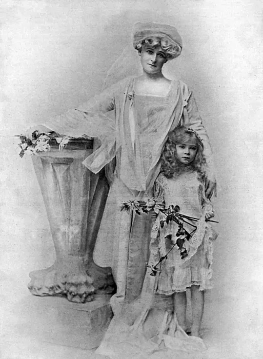 Framed Print : Countess of Warwick and her daughter, Mercy Framed Print : Countess of Warwick and her daughter, Mercy