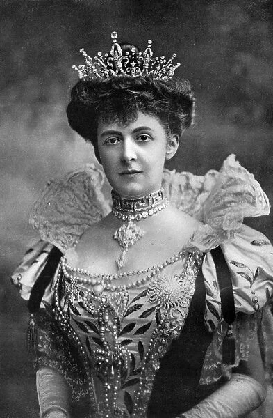 The Countess of Yarborough in fancy dress