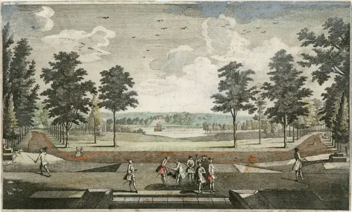 Framed Print : COUNTRY ESTATE / C18TH Framed Print : COUNTRY ESTATE / C18TH