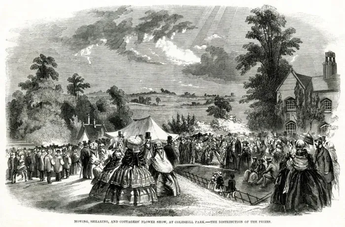 Framed Print : COUNTRY FETE 1858