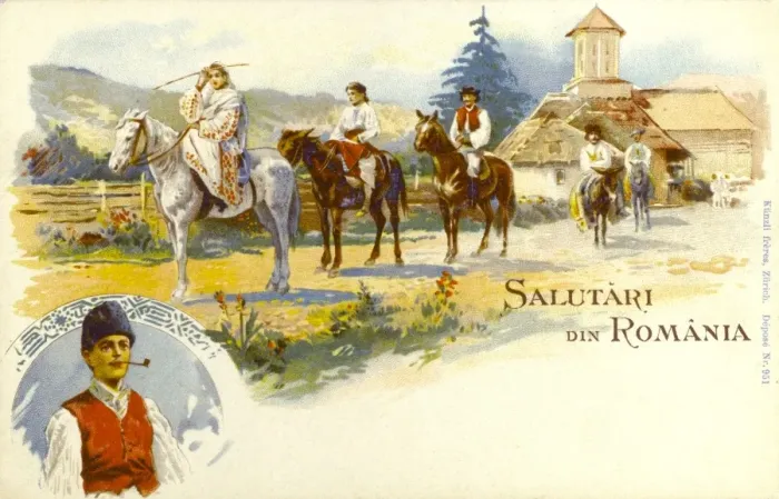 Framed Print : Country Folk on horseback - Romania Framed Print : Country Folk on horseback - Romania