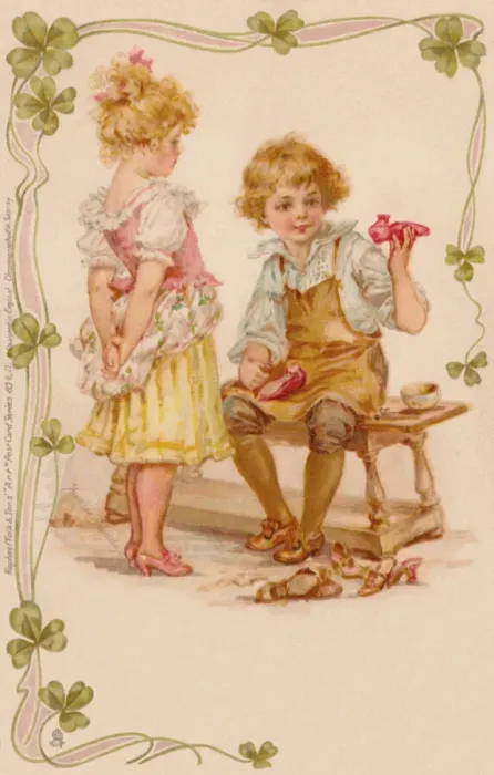 Framed Print : Country folk. Young cobbler Framed Print : Country folk. Young cobbler