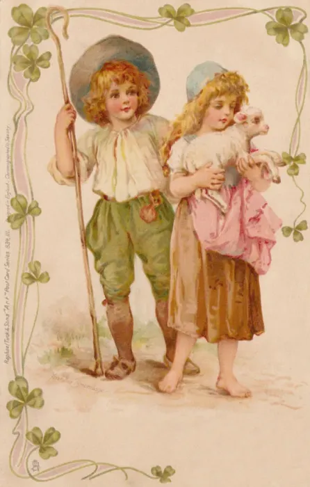 Framed Print : Country folk. Young shepherd Framed Print : Country folk. Young shepherd