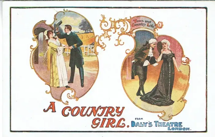 Framed Print : A Country Girl by James M. Tanner. Music by Lionel Monckton Framed Print : A Country Girl by James M. Tanner. Music by Lionel Monckton