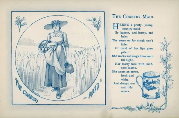 Framed Print : The Country Maid Framed Print : The Country Maid
