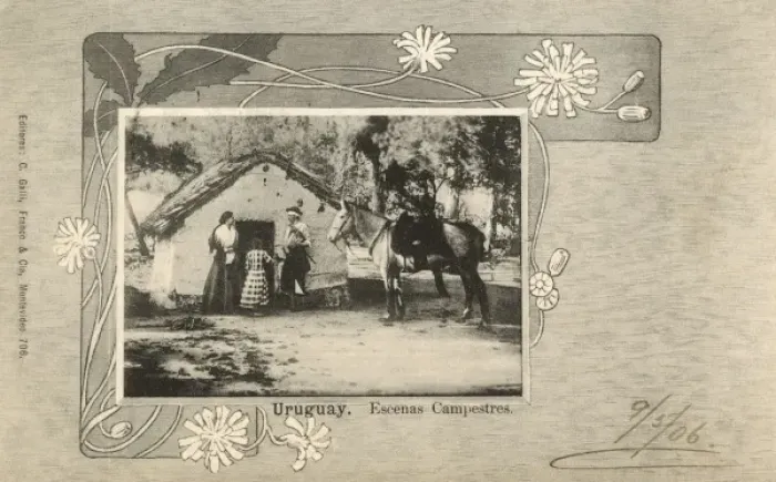 Framed Print : A country scene in Uruguay Framed Print : A country scene in Uruguay