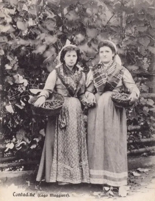 Framed Print : Country Women in the Lake Maggiore Region of Italy Framed Print : Country Women in the Lake Maggiore Region of Italy
