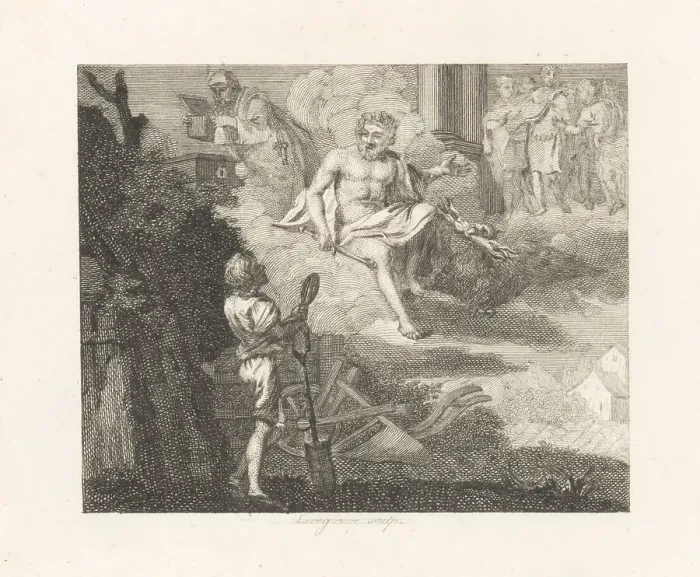 Framed Print : The Countryman and Jupiter Framed Print : The Countryman and Jupiter