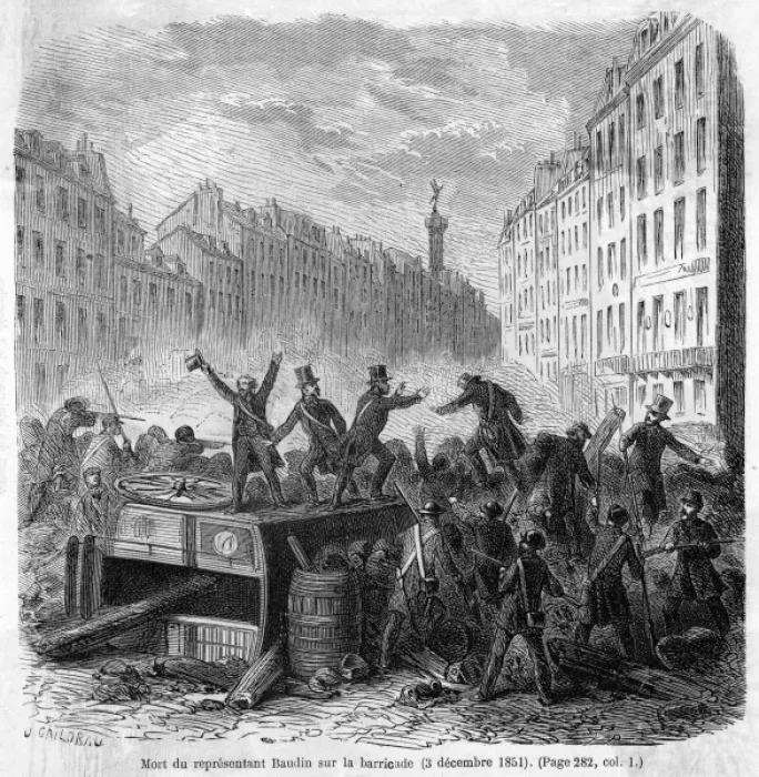 Framed Print : Coup: Barricade Framed Print : Coup: Barricade