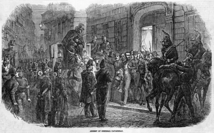 Framed Print : Coup : Cavaignac Arrest Framed Print : Coup : Cavaignac Arrest
