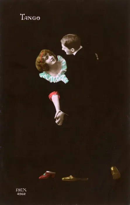 Framed Print : A couple dancing a tango Framed Print : A couple dancing a tango