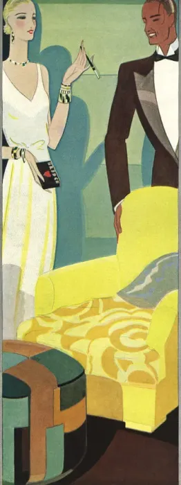 Framed Print : Couple in evening dress Framed Print : Couple in evening dress