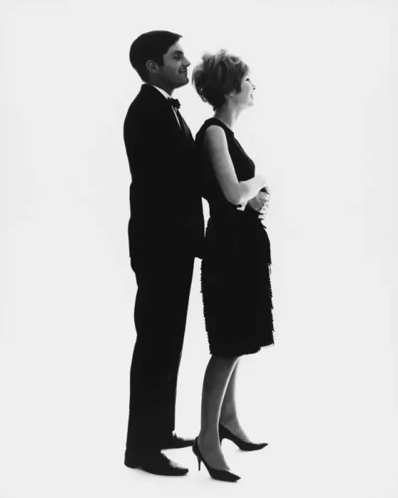 Framed Print : Couple in Formal Dress Framed Print : Couple in Formal Dress